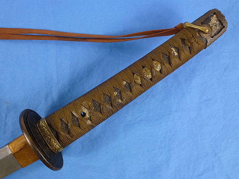 December, 1941 Dated Signed Japanese Navy Officer Kai Gunto Sword with Knot - Image 11