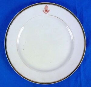 WWII Japanese Navy Officer Mess Dinner Plate
