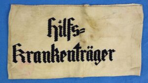 WWII German Auxiliary Stretcher Bearer Armband