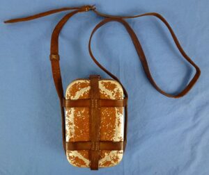 WWII Japanese Officer's Mess Kit in Leather Carrying Harness