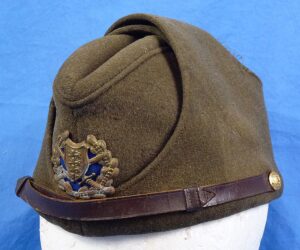 Uncommon WWII Estonian Officer Bustina Field Cap