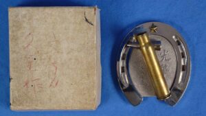 Boxed 1933 Japanese Army Cavalry Desk Paperweight