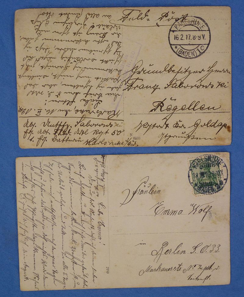 WWI Imperial German Artillery Soldier's Militarpass, Photographs, and Unit History Group - Image 12