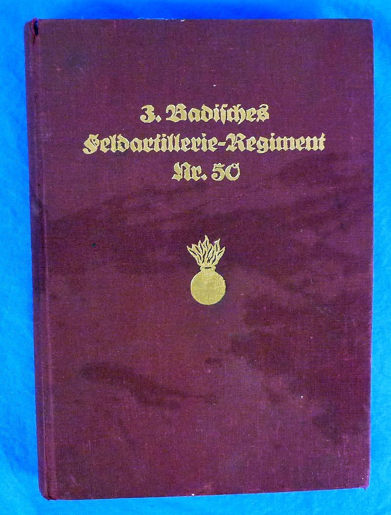 WWI Imperial German Artillery Soldier's Militarpass, Photographs, and Unit History Group - Image 16