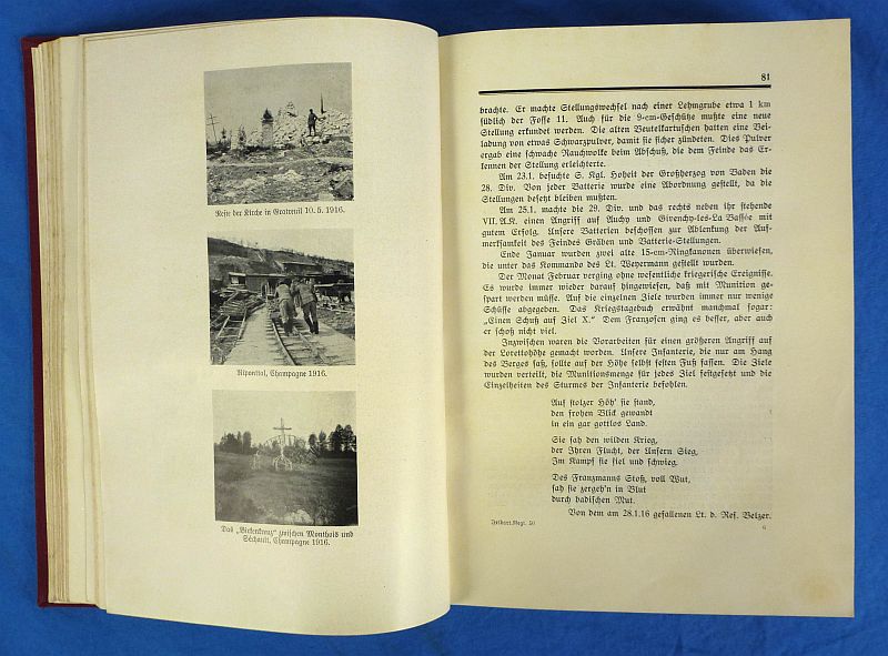 WWI Imperial German Artillery Soldier's Militarpass, Photographs, and Unit History Group - Image 18