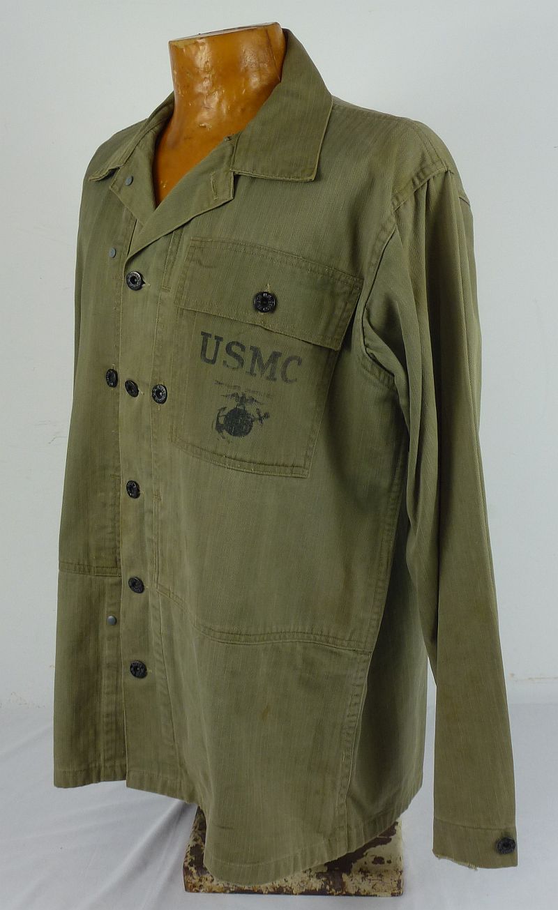 WWII U.S. Marine Corps P44 HBT Jacket - Image 2