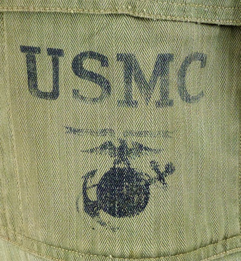 WWII U.S. Marine Corps P44 HBT Jacket - Image 3