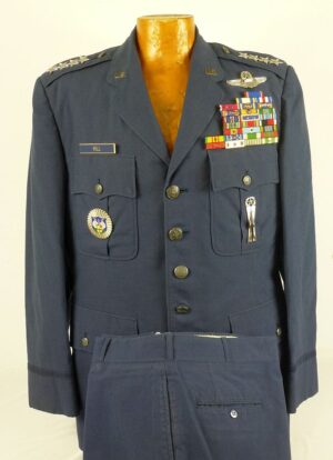 The Uniform of U.S. Air Force Three War Ace General James E. Hill