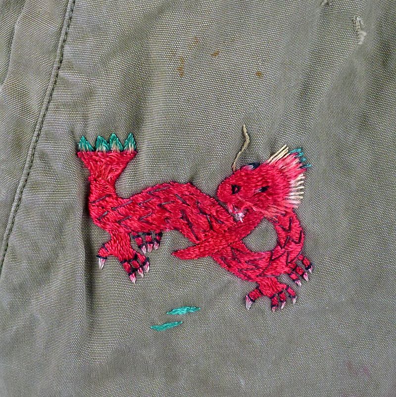 WWII Model 1941 Field Jacket with "Korean Occupation 1946-47" Embroidery - Image 5