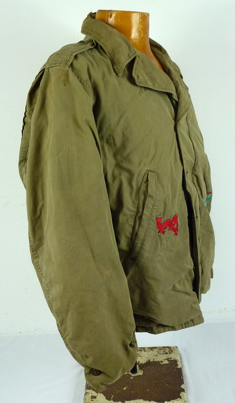WWII Model 1941 Field Jacket with "Korean Occupation 1946-47" Embroidery - Image 7