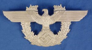 Third Reich Police Shako Eagle by Gustav Hermann