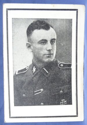 Waffen SS Death Card