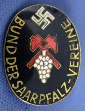 Third Reich Bund Der Saarpfalz - Vereine Badge