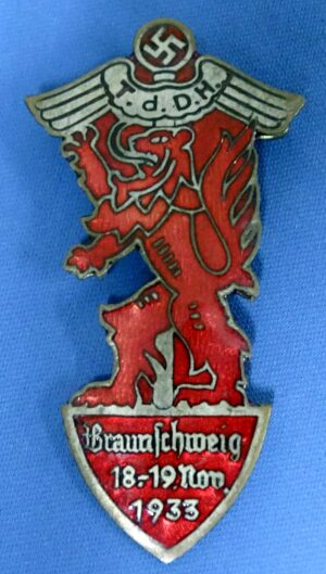 Day of German Craftsmanship (T.d.D.H.) Braunschweig 18-19 Nov 1933 Badge