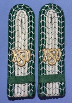 Pair Third Reich Customs Hilfszollbetriebsassistent's Shoulder Boards