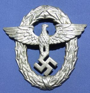 First Pattern Third Reich Police Visor Cap Eagle