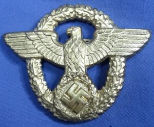 Wasserschutzpolizei Gilt Visor Cap Eagle - Hermann Aurich - Dresden