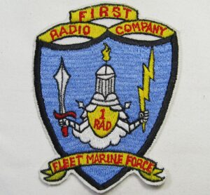 Theater Made USMC FMF 1st Radio Company Patch