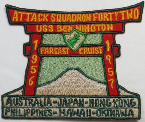 Japanese Made 1956-1957 Attack Squadron 42 Patch