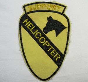 1st Cavalry Division Support Helicopter Patch