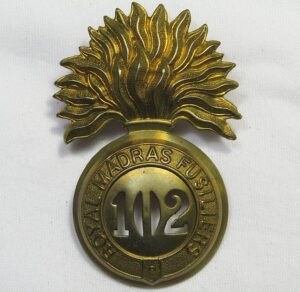 Royal Madras Fusiliers Cap Badge