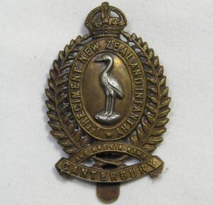 New Zealand 1st Canterbury Infantry Regiment Cap Badge