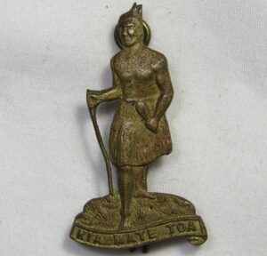 WWI New Zealand Army 8th Southland Rifles Regiment Cap Badge