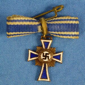 Miniature Bronze Mother’s Cross Marked “L/24” (Fritz Zimmermann)