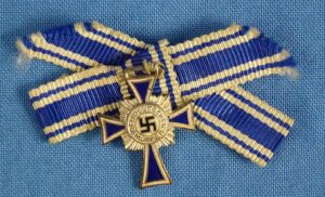 Miniature Silver Mother’s Cross Marked “L/11” (Wilhelm Deumer)