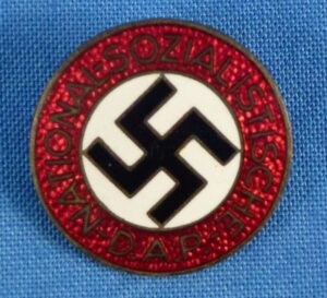 NSDAP Membership Badge Marked RZM M1/8 (Ferdinand Wagner)