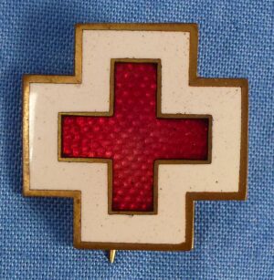 German Red Cross Cap Badge - Deschler