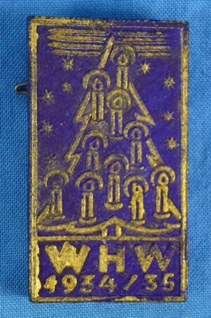 1934-1935 Winterhilfswerk Wood Donation Tinnie