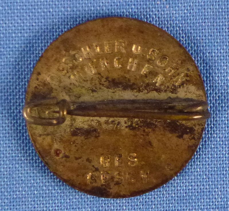 Early NSDAP Membership Badge by Deschler - Image 2