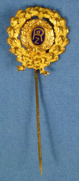 Reichsbund der Zivildienstberechtigten (RdZ) - Reichsbund of Eligible Civilian Servicemen- Gold Honor Badge Stickpin