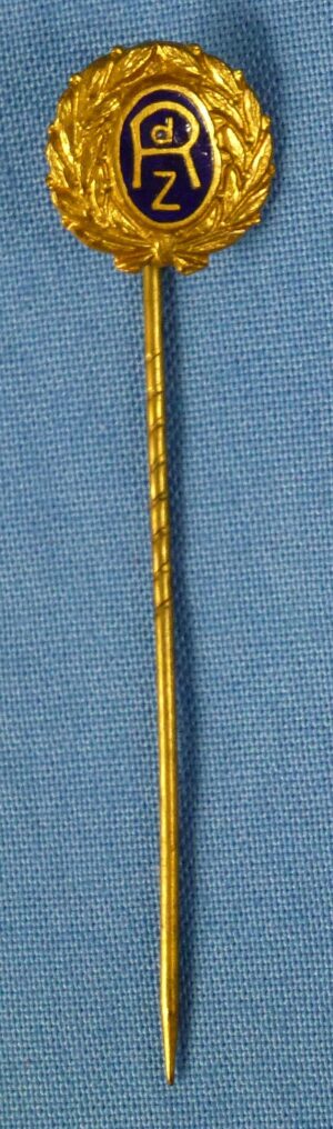 Reichsbund der Zivildienstberechtigten (RdZ) - Reichsbund of Eligible Civilian Servicemen Membership Stickpin
