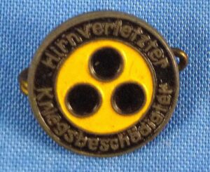 Lapel Badge for German Brain Injured War Wounded