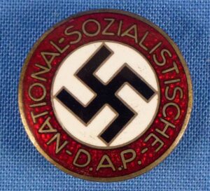 NSDAP Boutonnière Membership Badge RZM M1/170 (B. H. Mayers Hotkunstprägeanstalt)