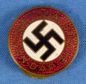 NSDAP Boutonnière Membership Badge M1/137 (Richard Simm & Söhne)