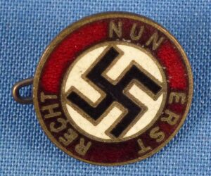 Early NSDAP “Nun Erst Recht” (“Now More Than Ever”) Badge