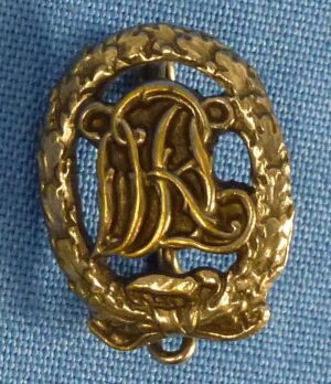 Miniature Silver DRL Sports Badge by B.H. Mayer