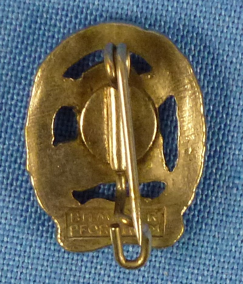 Miniature Silver DRL Sports Badge by B.H. Mayer - Image 2