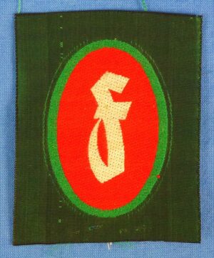 WWII German Luftschutz SHD Firefighter Sleeve Insignia