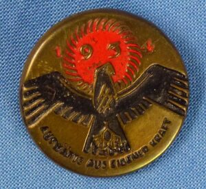 1944 "Aufwärts aus eigener Kraft" ("Upward through our own strength”) Tinnie