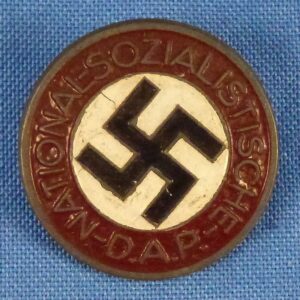 Painted NSDAP Membership Badge RZM M1/92 (Karl Wild)