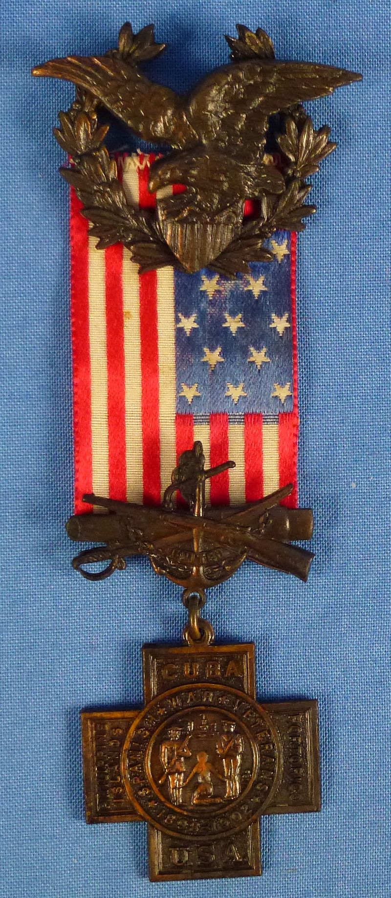 Identified Spanish American War Campaign and Veteran Medals Group - Image 10