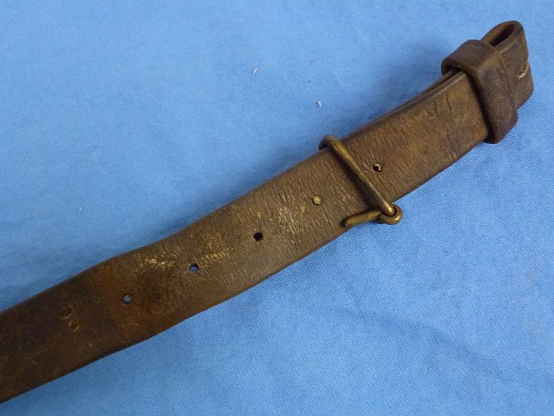 WWII Japanese Army Type 99 Leather Rifle Sling - Image 3