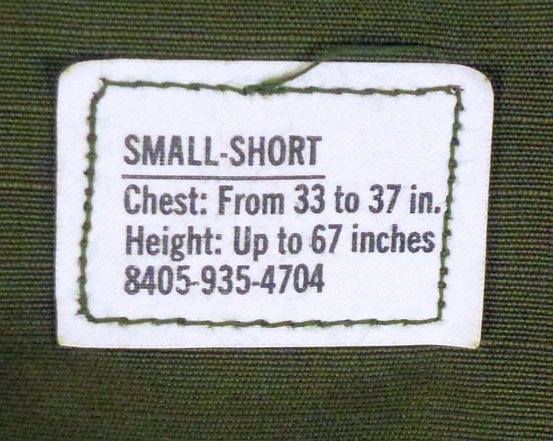 Near Mint Unissued Vietnam War Jungle Jacket Small-Short - Image 6