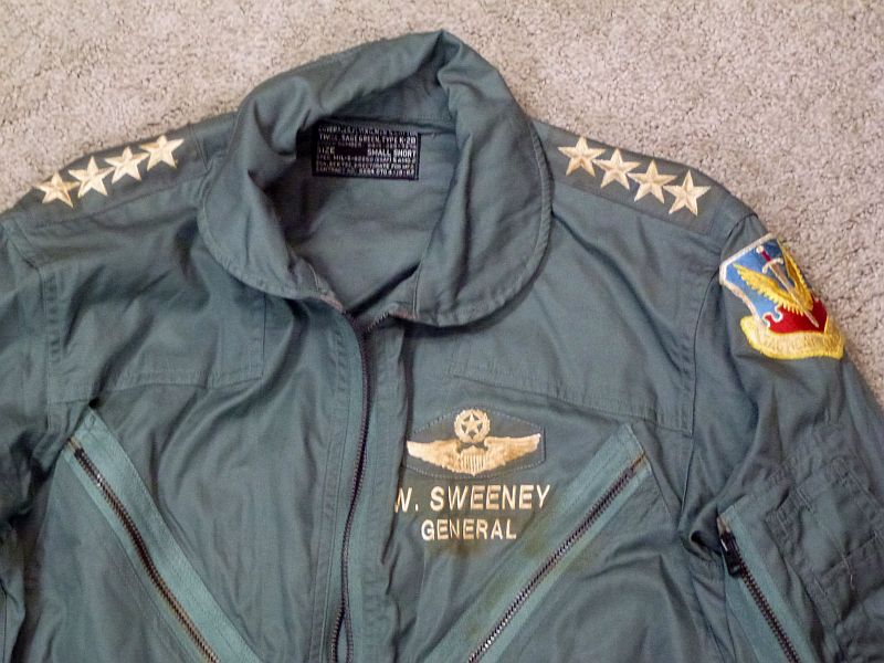 The K-2B Flight Suit of U.S. Air Force 4 Star General Walter C. Sweeney, Jr., a WWII DSC Recipient - Image 2