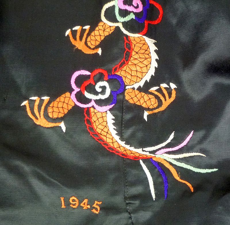Named WWII Peacoat and Jumper with Extensive Chinese Embroidery of a Crewman of the U.S.S. Nashville - “Yangtze Patrol” - Image 8