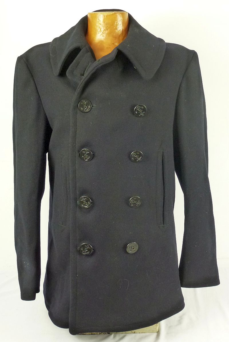 Named WWII Peacoat and Jumper with Extensive Chinese Embroidery of a Crewman of the U.S.S. Nashville - “Yangtze Patrol” - Image 2